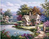 Swan Cottage I by Sung Kim